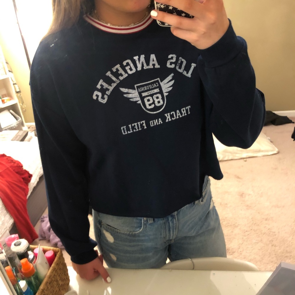 Graphic crewneck
